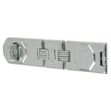 Sterling Double Hinged Hasp & Staple - 195 x 45 x 15mm - Bright Zinc Plated