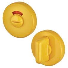 Hoppe AR600/22 Nylon Bathroom Turn & Release with Indicator - 52mm Diameter - Golden Yellow
