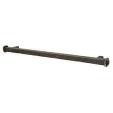Exel Square T-Bar Cabinet Pull Handle - 256mm Centres - Polished Steel