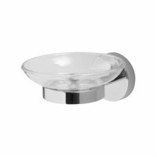 Croydex Romsey Soap Dish & Holder - 53 x 107 x 127mm - Polished Chrome