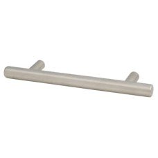 Exel 12mm T-Bar Cabinet Pull Handle - 96mm Centres - Satin Stainless Steel