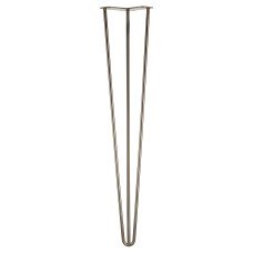Rothley Hairpin Leg - 3 Pin - 710mm Height - Gun Metal