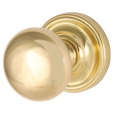 Heritage Brass by M Marcus Hampstead Mortice Door Knob - 62mm Rose Diameter - Polished Brass