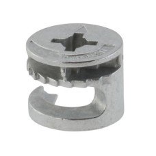 Rimless Cam Connector - 15mm Min Panel Thickness - Zinc Plated - Pack of 50 Rimless Cam Connector - 15mm Min Panel Thickness - Zinc Plated - Pack of 50