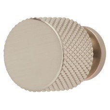 Hampstead Romsey Knurled Round Cabinet Knob - 19mm Diameter - Satin Nickel Hampstead Romsey Knurled Round Cabinet Knob - 19mm Diameter - Satin Nickel