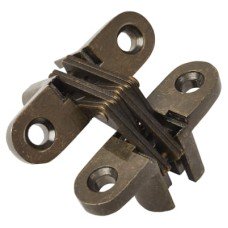 Exel Concealed Hinge - 45 x 13mm - Antique Brass - Pair