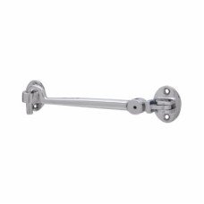 Hampstead Heavy Duty Cabin Hook & Eye - 150mm Length - Polished Chrome