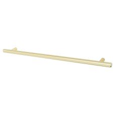 Exel 12mm T-Bar Cabinet Pull Handle - 288mm Centres - Satin Brass