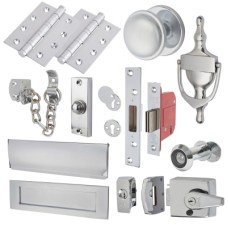 Front Door Furniture Kit - Polished Chrome Front Door Furniture Kit - Polished Chrome