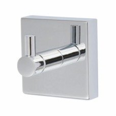Croydex Chester Single Robe Hook - 54 x 54 x 47mm - Polished Chrome