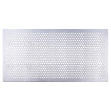 Perforated Radiator Round Hole Grille - 1040 x 800mm - Aluminium