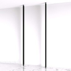 Emuca Zero 2 Profile Floor to Ceiling Kit - 2900mm Length - Black Emuca Zero 2 Profile Floor to Ceiling Kit - 2900mm Length - Black