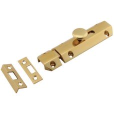 Carlisle Brass French Door Bolt/Flat Section Bolt - 150 x 36mm - Polished Brass