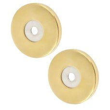 Hampstead Rose Set for 19mm Door Pull Handles - 52 x 6mm - PVD Brass Hampstead Rose Set for 19mm Door Pull Handles - 52 x 6mm - PVD Brass