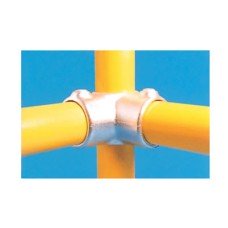 Corner Connector with Through Centre Tube - Key Clamp System - Galvanised
