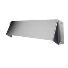 Exel Security Hood - 300 x 89mm - Satin Aluminium 
