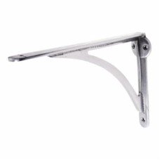 From The Anvil Curved Steel Shelf Bracket - 249 x 174mm - Pewter