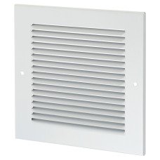 Lorient Vent Cover Grille - 190 x 190mm to suit Transfer Vent 150 x 150mm - Satin Silver