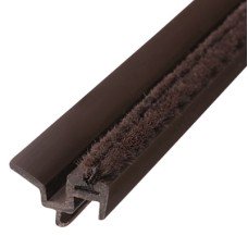 Exitex Sash Window Meeting Style Carrier - 3000mm Length - 6.5mm Pile - Brown
