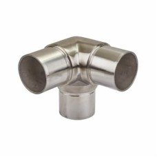 SWR Balustrade 3 Way Elbow - 304 Brushed Satin Stainless Steel