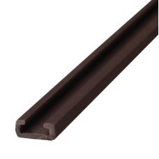 Exitex Sash Window Plain Pile Carrier - 2200mm Length - No Pile - Brown