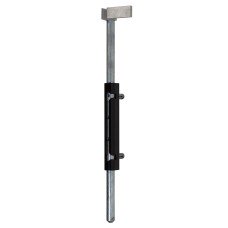 Locinox VSF Quick Fix Drop Down Gate Bolt - 200mm Length - Black