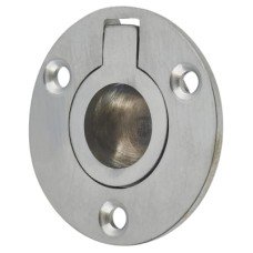 Exel Round Flush Ring Cabinet Pull Handle - 45mm Diameter - Satin Chrome Exel Round Flush Ring Cabinet Pull Handle - 45mm Diameter - Satin Chrome