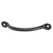 Olde Forge Bean Bow Cabinet Pull Handle - 115mm Centres - Black Iron
