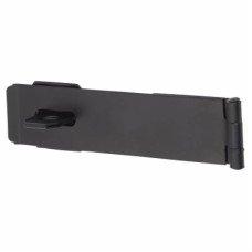 Light Duty Safety Hasp & Staple - 150mm Length - Black