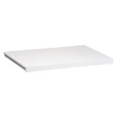 elfa Top Track System - Click In White Edged Melamine Board/Shelf - 605 x 437 x 32mm - White