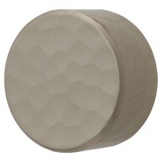 Alexander & Wilks Leila Hammered Round Cabinet Knob - 35mm Diameter - Satin Nickel