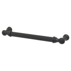 Exel Whitby Lines 10mm T-Bar Cabinet Pull Handle - 160mm Centres - Matt Black