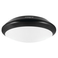 Integral LED 15W Tough-Shell+ LED Bulkhead Light with Microwave - IP66 - 4000K Cool White - Black