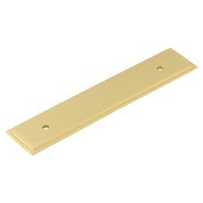 Frelan Hoxton Rushton Cabinet Handle Backplate Only - 140 x 30mm - Satin Brass
