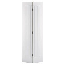 LPD Mexicano 5 Panel Primed Solid Bi-Fold Internal Door - 1981 x 686 x 35mm - White LPD Mexicano 5 Panel Primed Solid Bi-Fold Internal Door - 1981 x 686 x 35mm - White