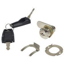 Cam Lock - 19 x 20mm - Keyed Alike - Differ 1 - Nickel Plated 