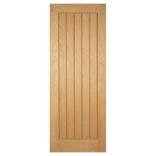 LPD Mexicano 5 Panel Pre-Finished Solid Internal Door - 1981 x 838 x 35mm - Oak