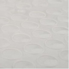 Emuca Soft Door Buffer - 10 x 1.5mm - Clear - Pack of 100