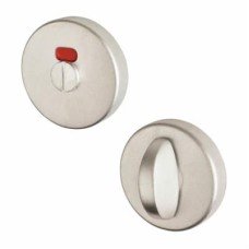Exel Puma Bathroom Turn & Release with Indicator - 53mm Diameter - Satin Aluminium