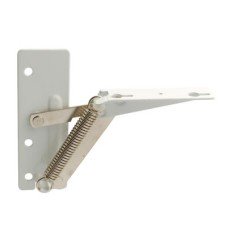 Tex Flap Spring Stay - 165 x 128 x 45mm - White - Pair