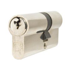Exel 5 Pin 70mm Euro Double Cylinder - 30 + 40mm - Polished Nickel - Keyed to Differ
