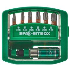 SPAX T-Star Plus Driver Bit Set with Rapid Change Bit Holder - 25mm Length - Pack of 7