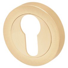 Jedo by Frelan Escutcheon - 50mm Diameter - Euro - Satin Brass