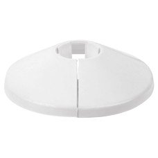 Pipe Collars - 55mm Diameter for 15mm Diameter Pipe - White 