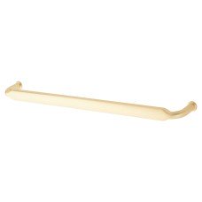 Exel Eton 12mm D-Bar Cabinet Pull Handle - 224mm Centres - Satin Brass