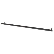 Alexander & Wilks Brunel 12mm Knurled T-Bar Cabinet Pull Handle - 448mm Centres - Matt Black