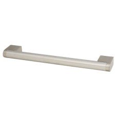 Exel 14mm D-Bar Cabinet Pull Handle - 160mm Centres - Brushed Nickel