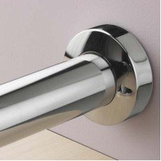 Rothley 40mm Concealed Fixing Flange - 23mm Length - Brushed Nickel