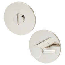 Jigtech Schema Orka Bathroom Turn & Release - 53mm Diameter - Polished Stainless Steel