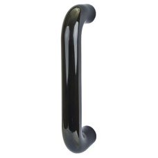 Hoppe AR602/220 Nylon D-Bar Door Pull Handle - Bolt Fix - 220mm c/c - Ebony Black